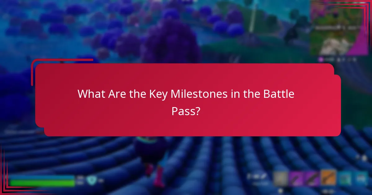 What Are the Key Milestones in the Battle Pass?