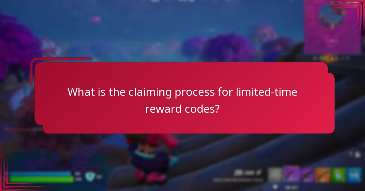 What is the claiming process for limited-time reward codes?